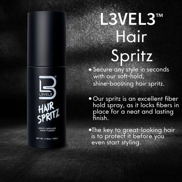 Amazon.com : L3 - Level 3 Hair Spritz Spray - Lock Hair Fibers